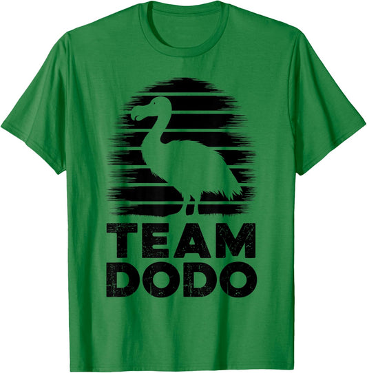 Team Dodo Funny Dodo Bird T-Shirt - T-Shirt | Irish Green