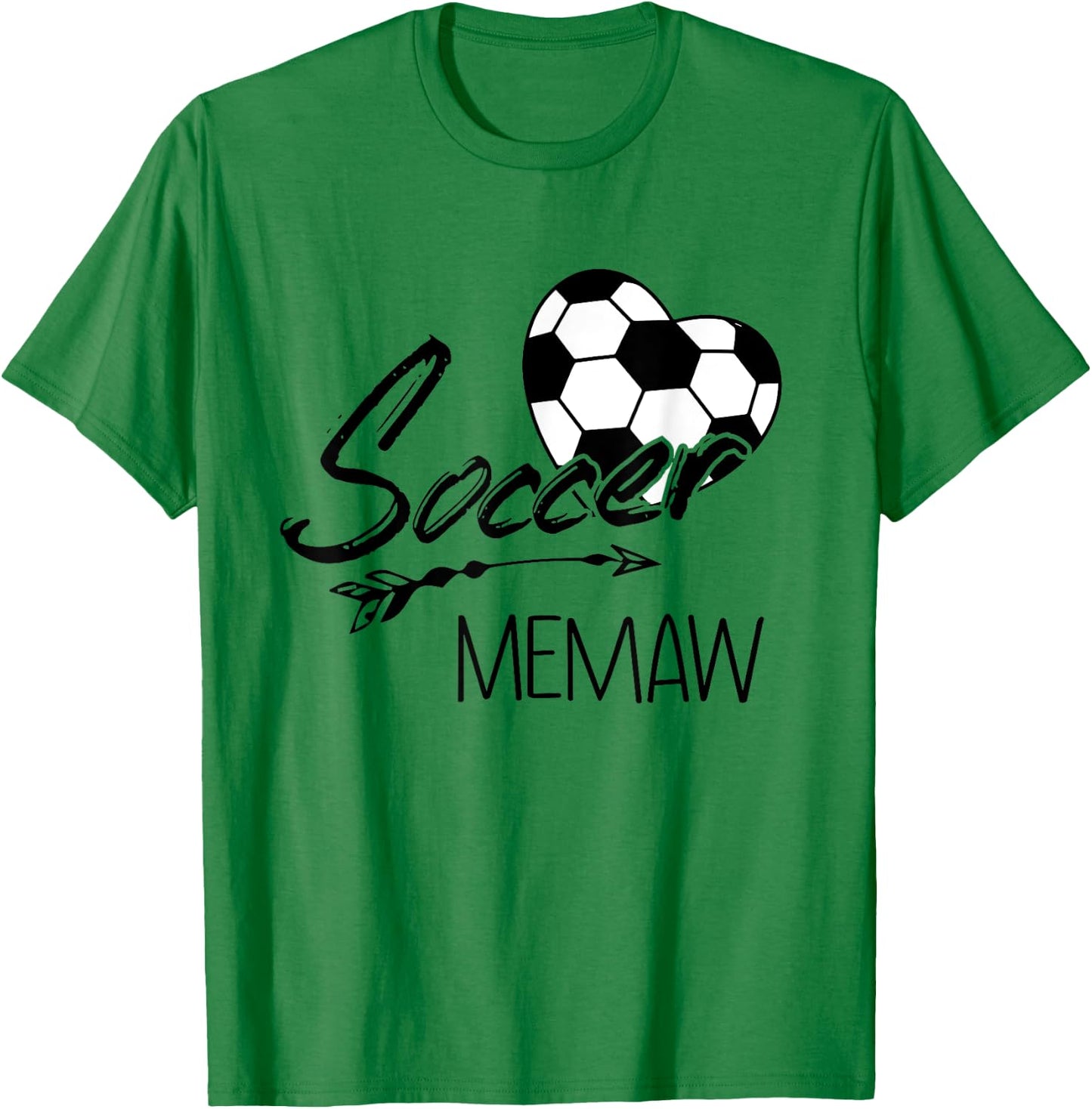 Soccer Memaw Grandma Gift T-Shirt - T-Shirt | Irish Green