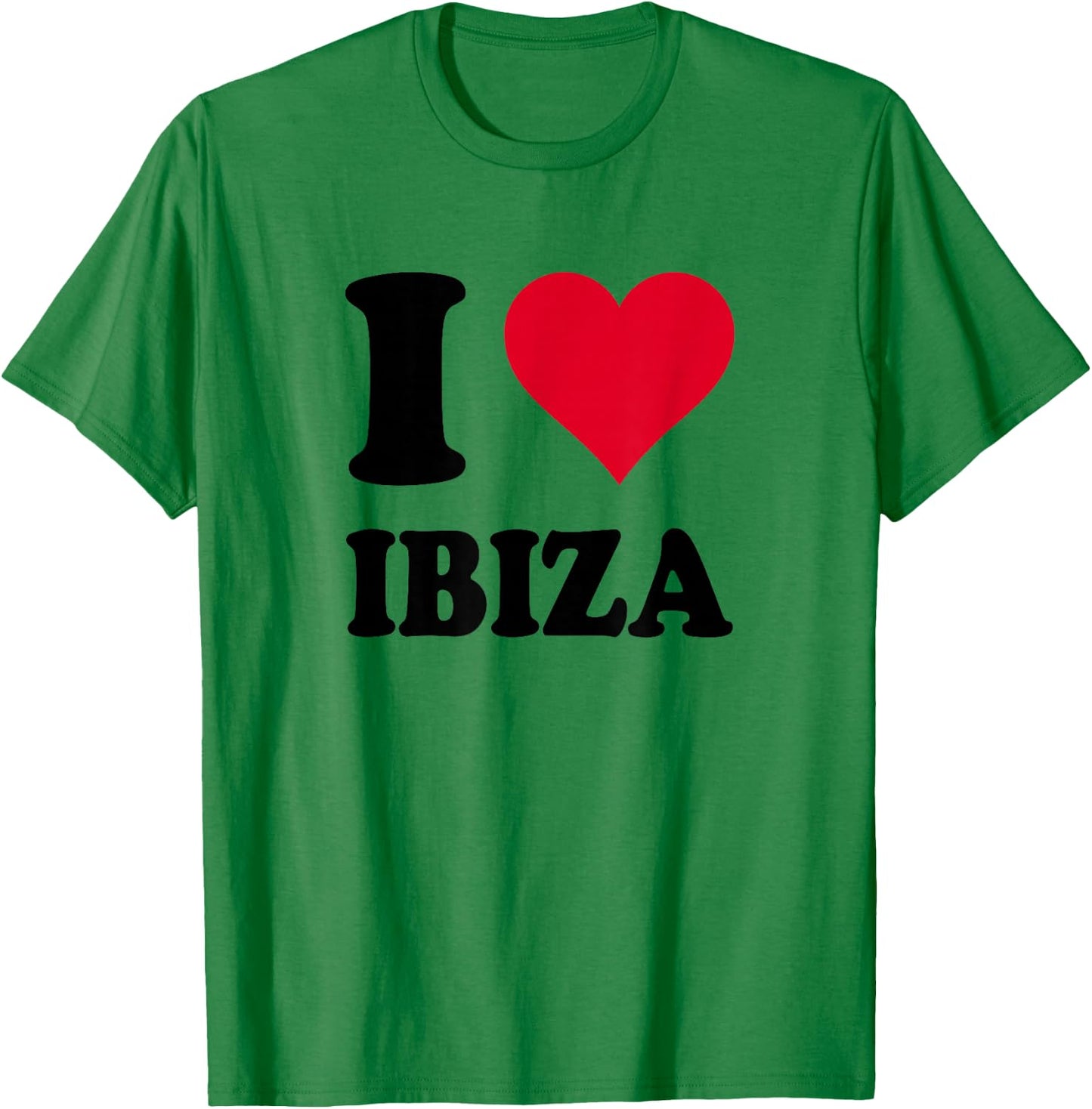I Love Ibiza , white, S T-Shirt - T-Shirt | Irish Green