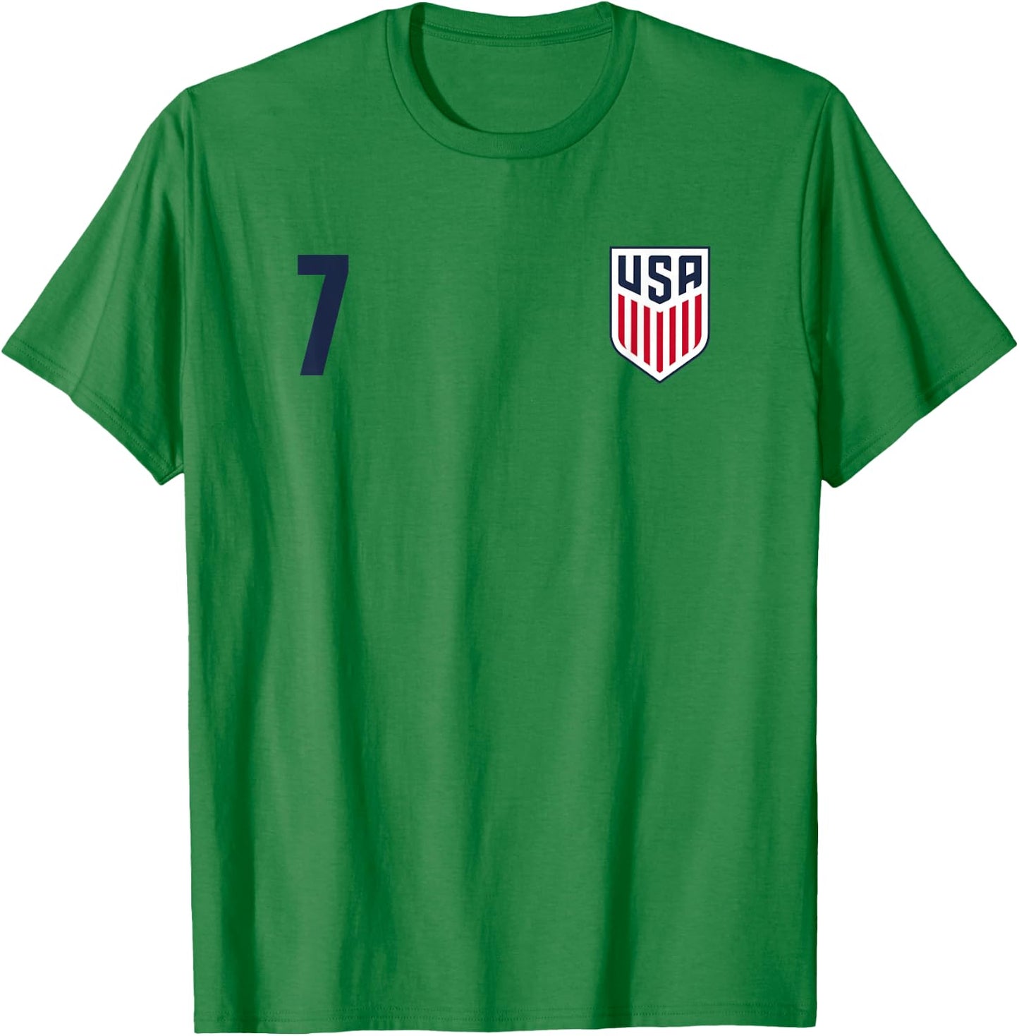 Officially Licensed US Soccer Team Gio Reyna, Legacy #7 T-Shirt - T-Shirt | Irish Green
