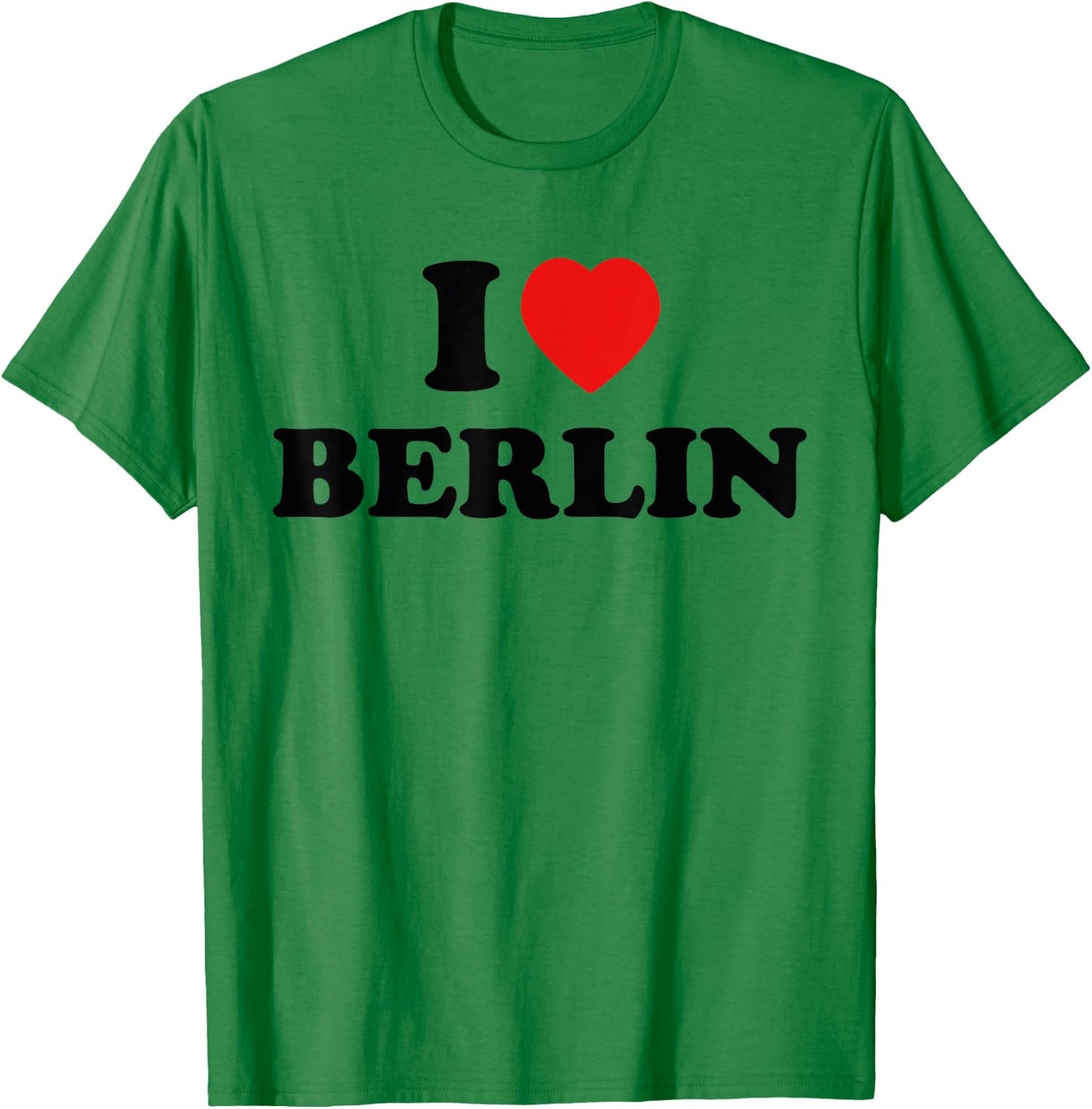 I Love Berlin Fan Souvenir Germany Travel I Heart , White T-Shirt - T-Shirt | Irish Green
