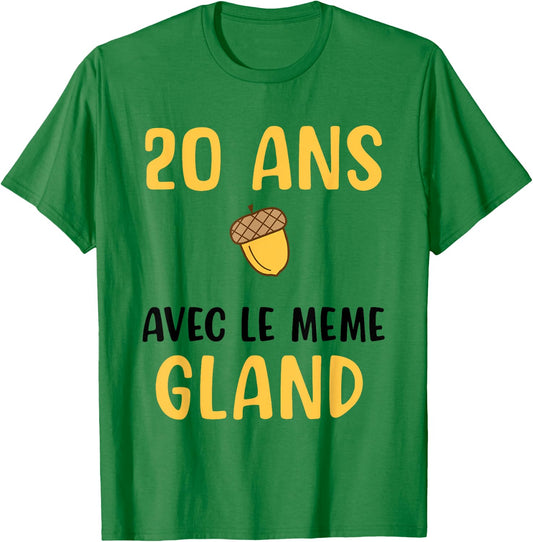 Couple Wedding Anniversary 20 Years Funny Gift Funny T-Shirt - T-Shirt | Irish Green