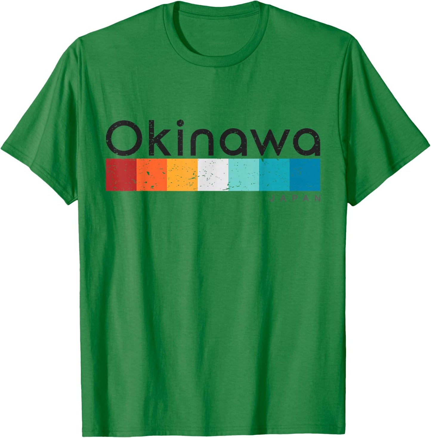 Vintage- im Retrodesign von Okinawa Japan T-Shirt - T-Shirt | Irish Green