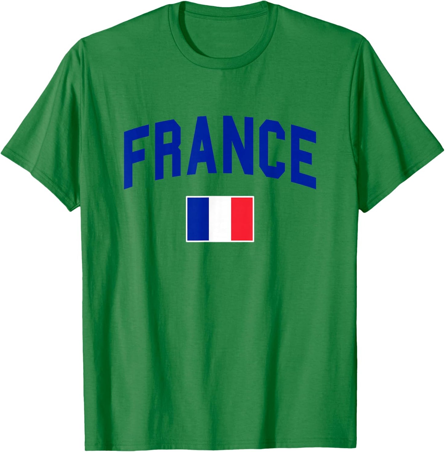 France - Flag of France - Throwback Design - Classic T-Shirt - T-Shirt | Irish Green