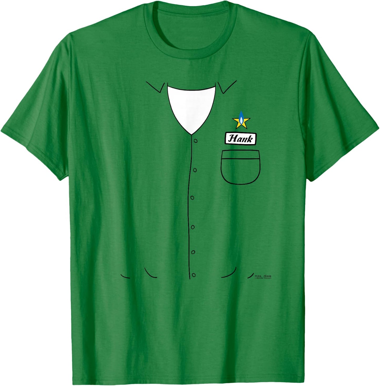 King Of The Hill Hank Halloween Propane Salesman Costume T-Shirt - T-Shirt | Irish Green