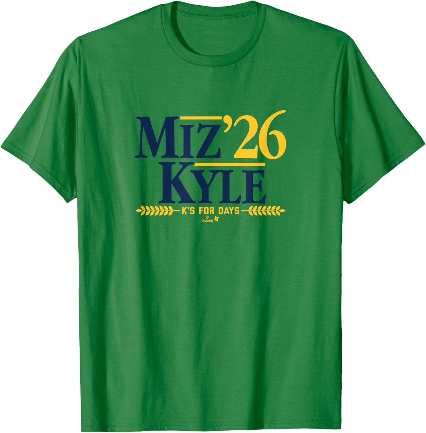 Misiorowski & Harrison - Miz-Kyle '26 - Milwaukee Baseball T-Shirt - T-Shirt | Irish Green