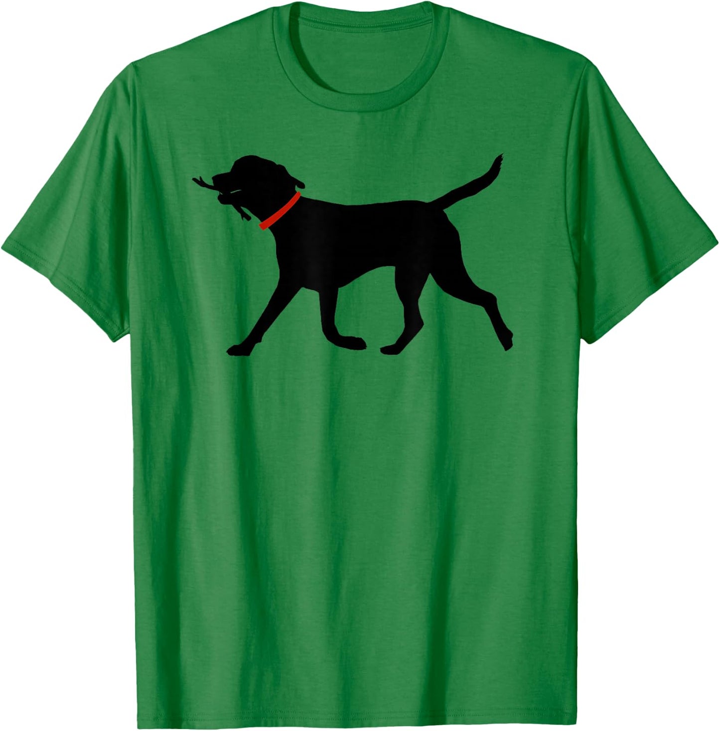 Labrador Retriever Shirt Play Fetch Black Lab T-Shirt - T-Shirt | Irish Green