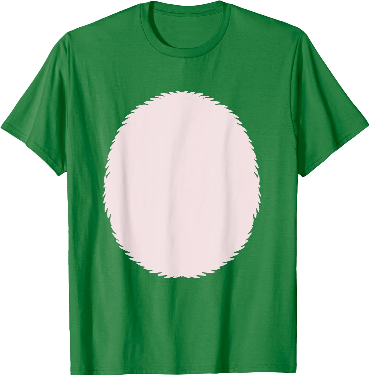 pig costume apparel Pig Belly Pink Fur Barnyard Animal Piggy T-Shirt - T-Shirt | Irish Green