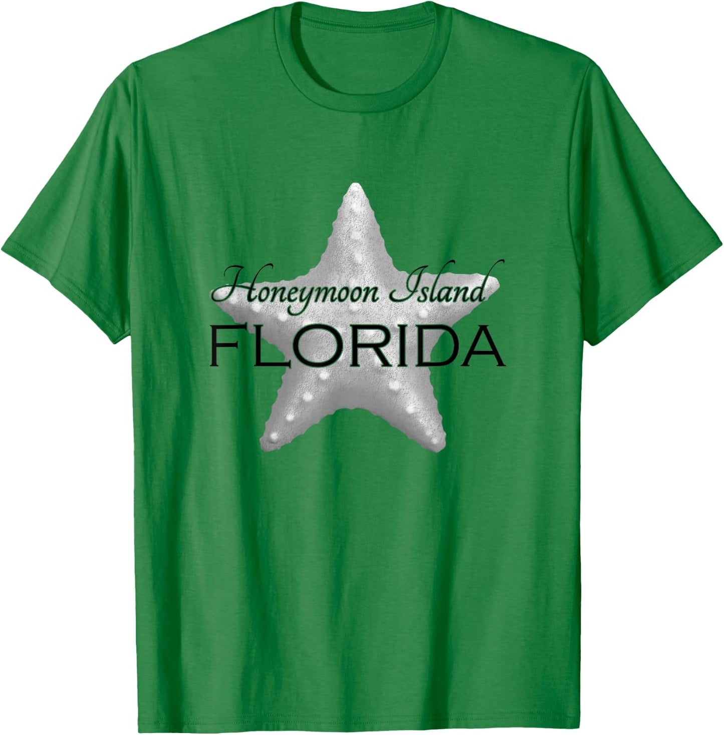 Honeymoon Island Florida Starfish Coastal T-Shirt - T-Shirt | Irish Green