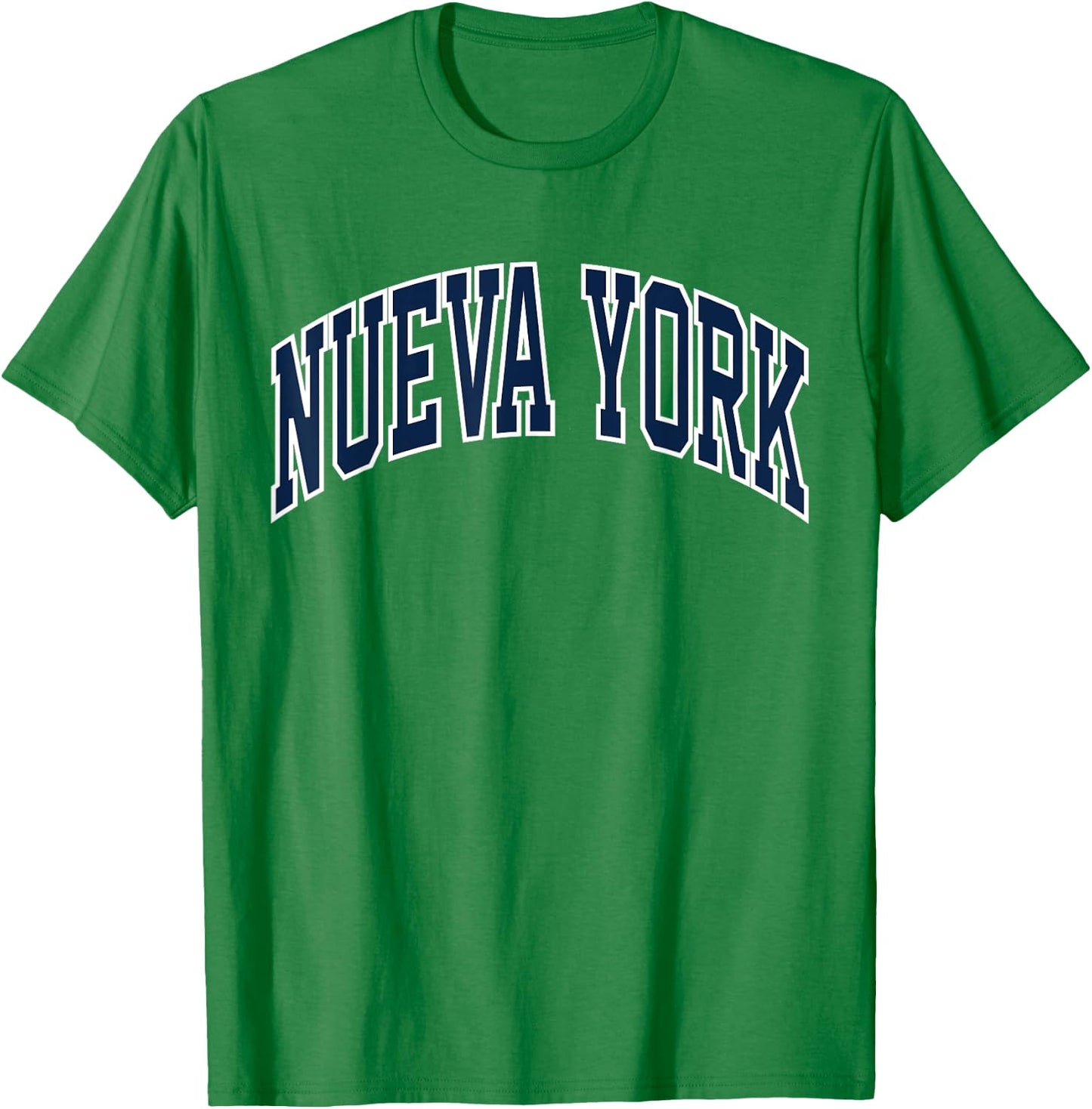 Retro New York Throwback Souvenir Classic Nueva York NY Blue T-Shirt - T-Shirt | Irish Green
