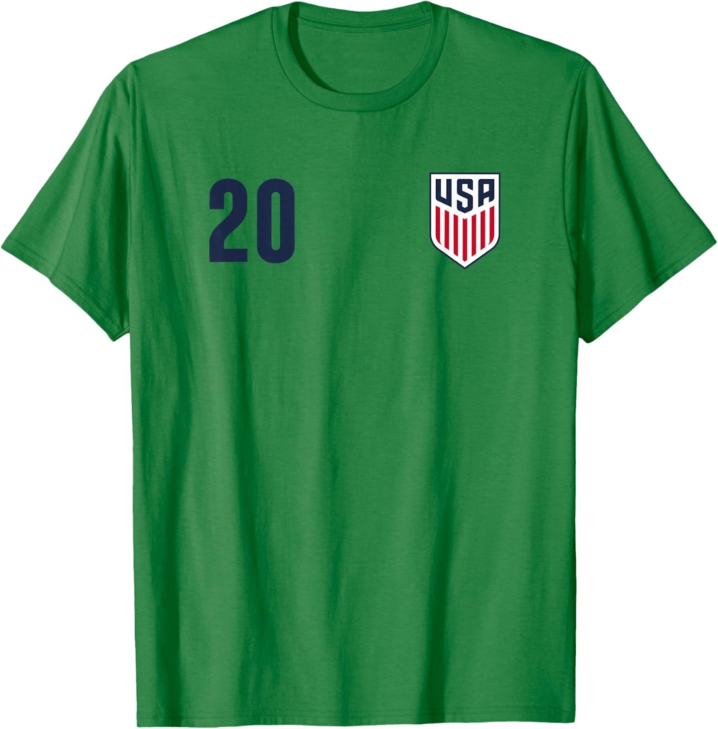 Officially Licensed US Soccer Folarin Balogun, Legacy #20 T-Shirt - T-Shirt | Irish Green