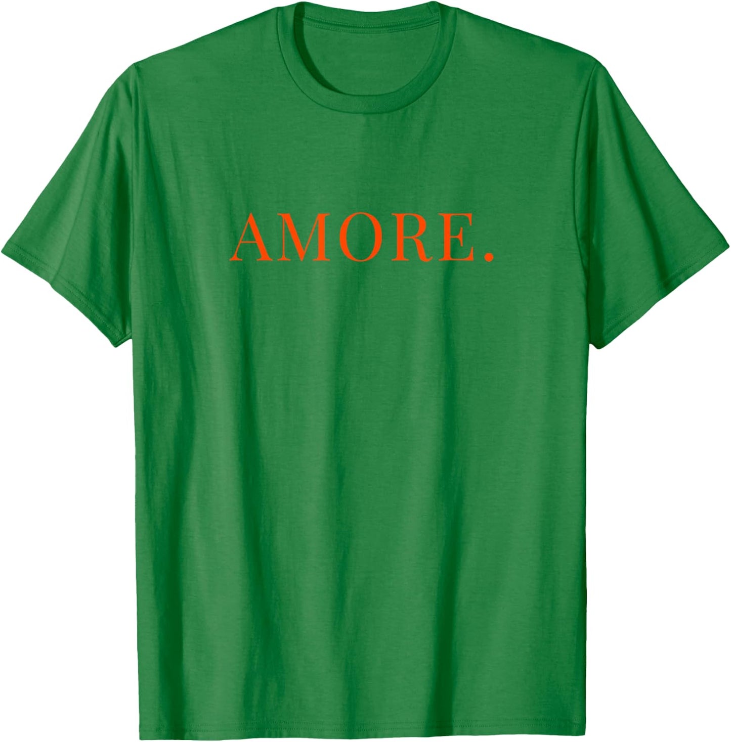 Minimalist Statement "Amore" T-Shirt - T-Shirt | Irish Green