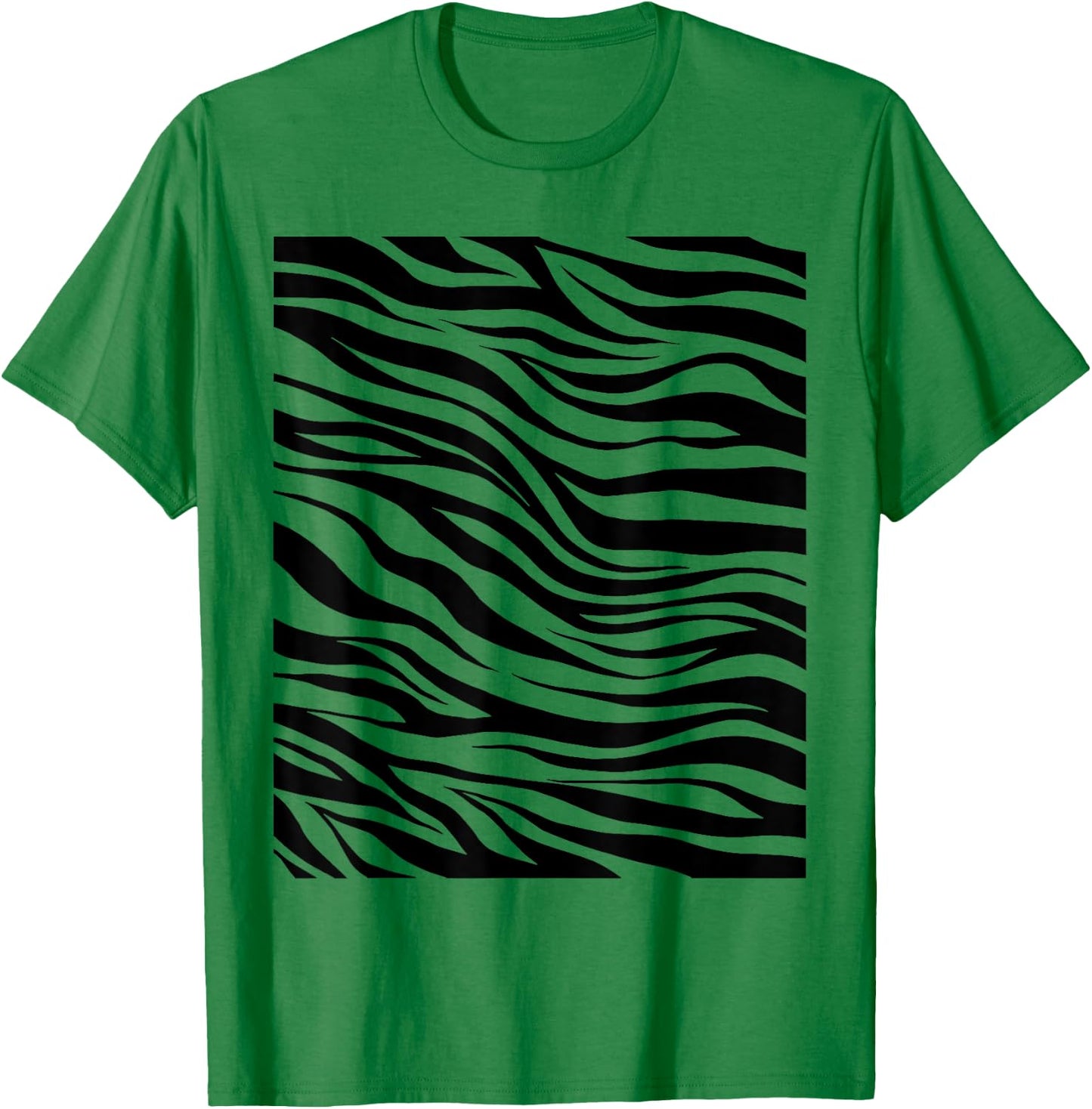Tiger Stripes Animal Halloween Costume DIY Tiger Stripes T-Shirt - T-Shirt | Irish Green