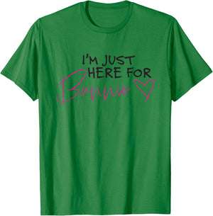 I'm only here for Bunnie T-Shirt - T-Shirt | Irish Green