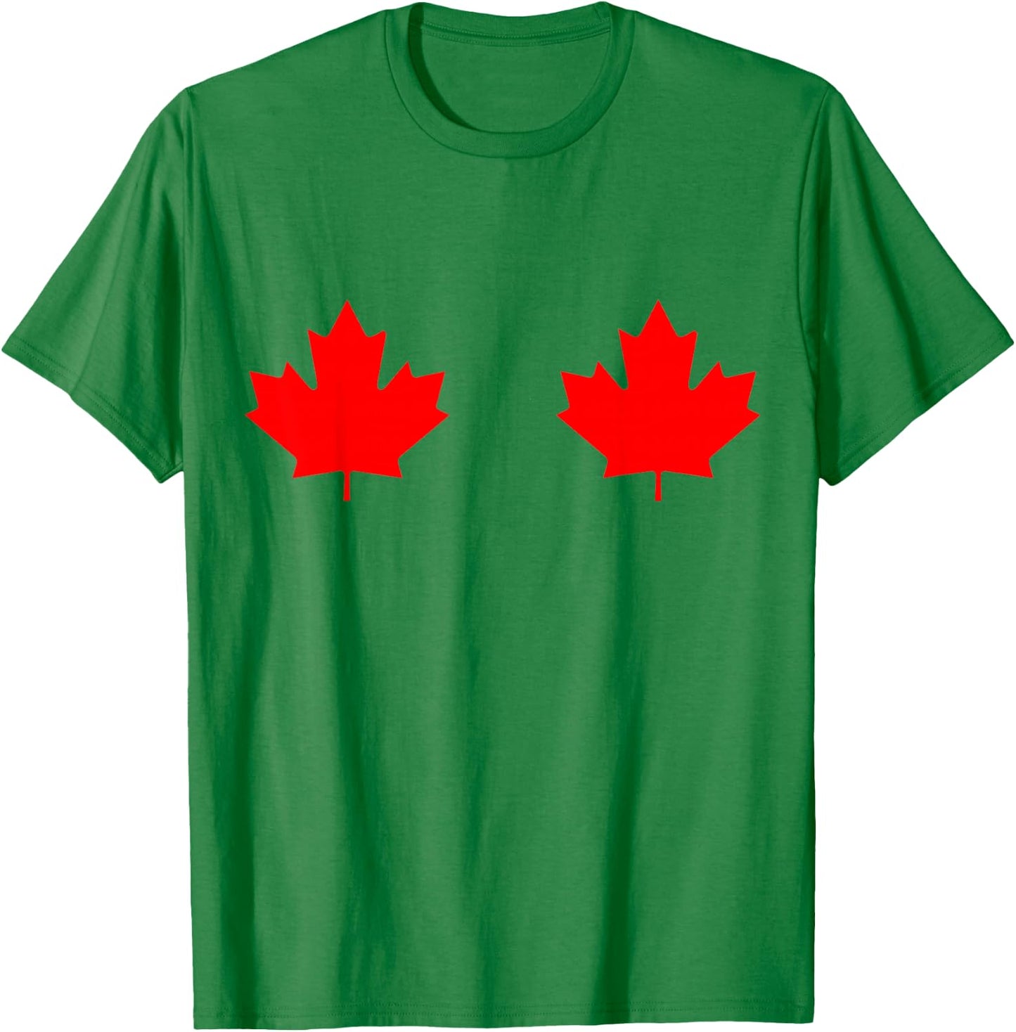 Maple Leaf Canada Day Canadian Flag T-Shirt - T-Shirt | Irish Green