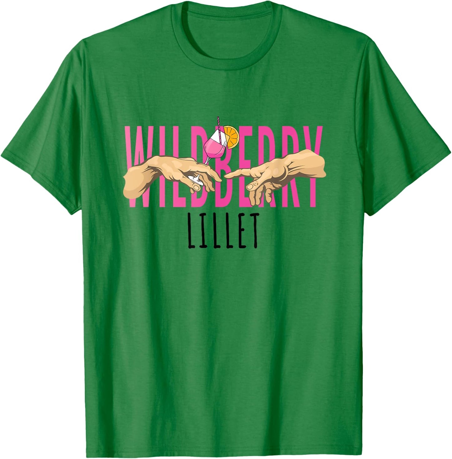 Summer Sun and Wildberry Lillet T-Shirt - T-Shirt | Irish Green