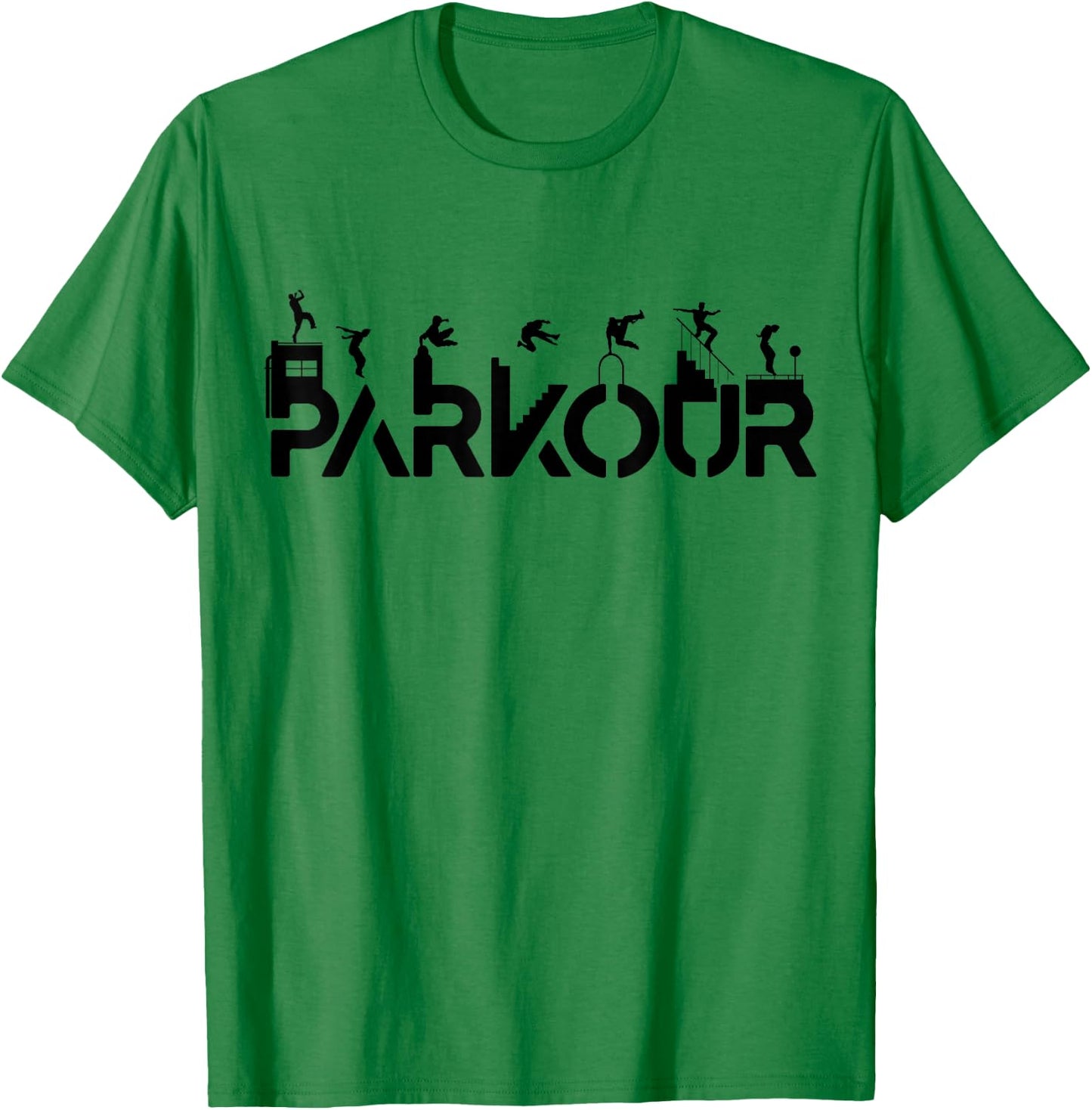 Freerunning Shirt for Parkour Runner | Parkour T-Shirt - T-Shirt | Irish Green