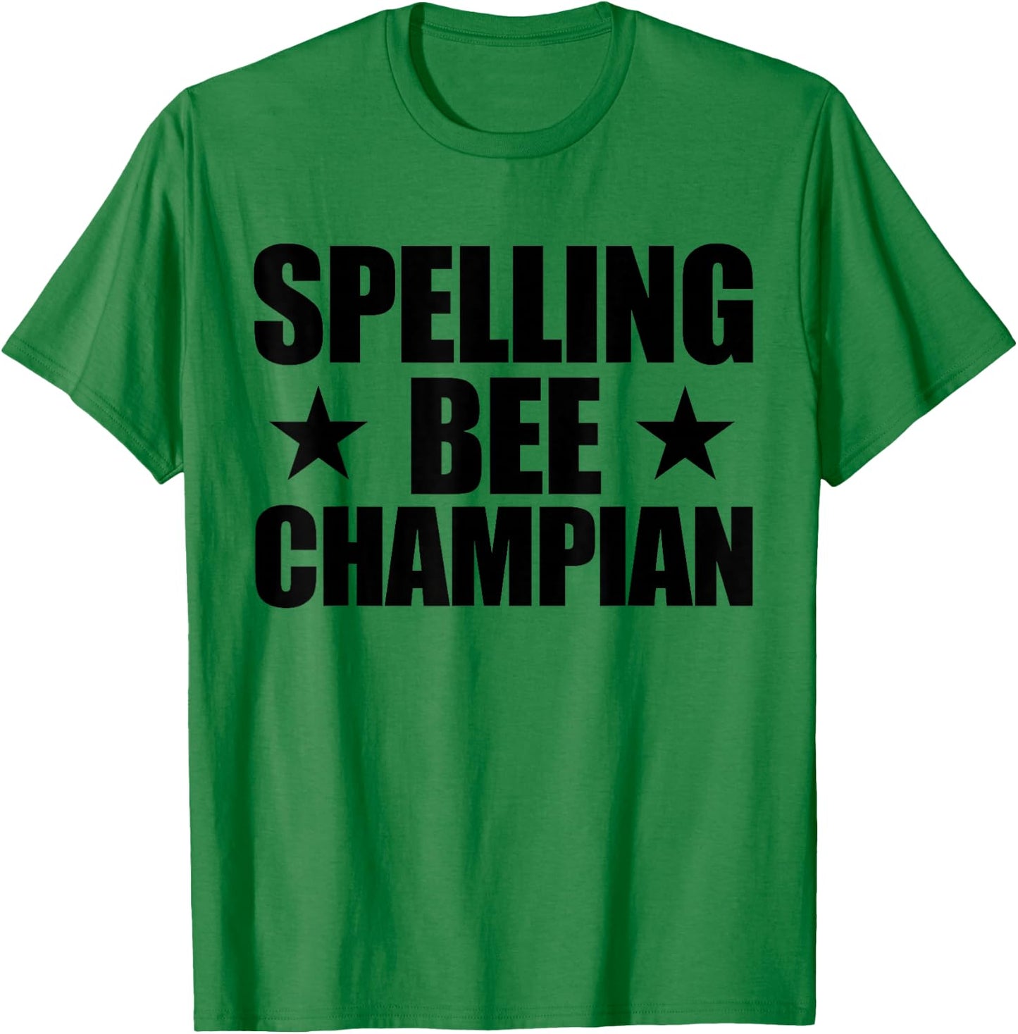 Spelling Bee Champian Mis-Spelled Funny Spelling Bee T-Shirt - T-Shirt | Irish Green