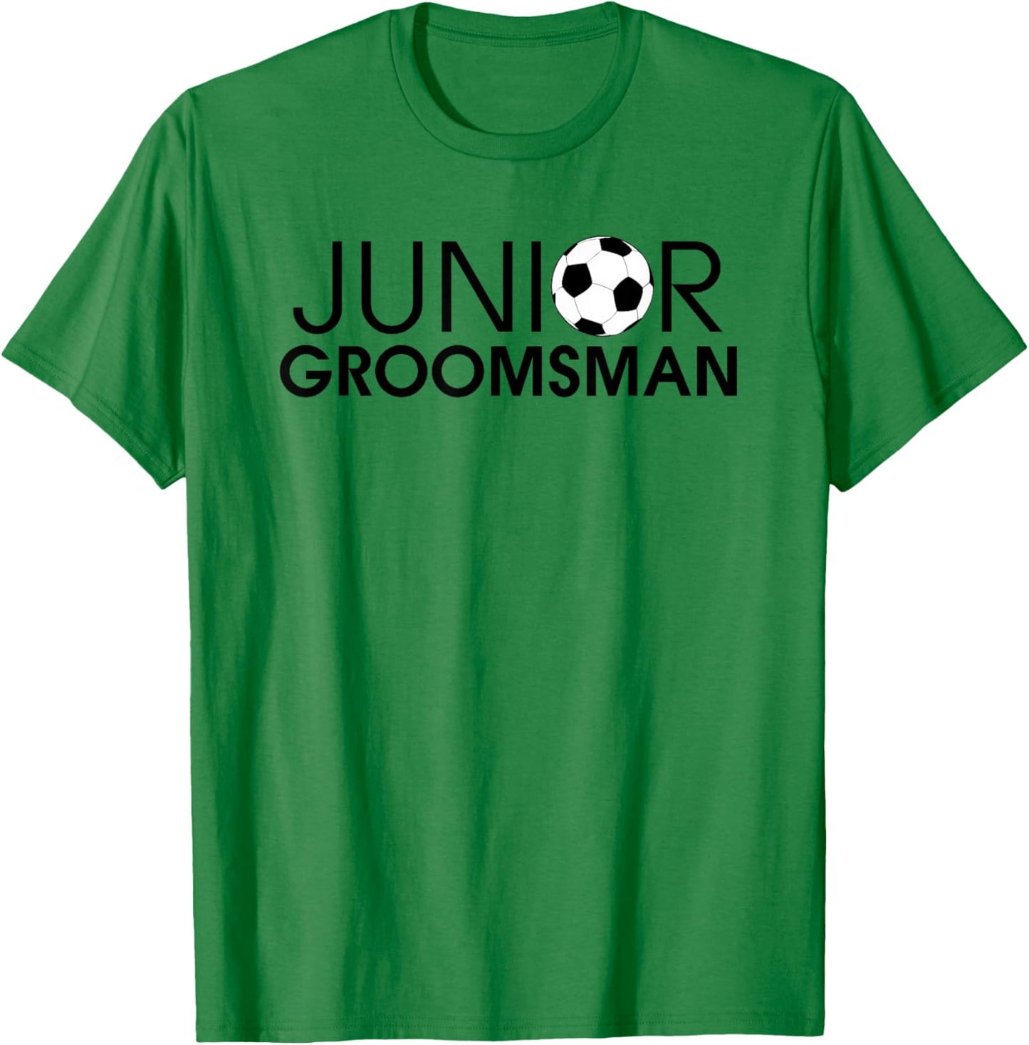 Junior Groomsman Soccer Ball Wedding T-Shirt - T-Shirt | Irish Green