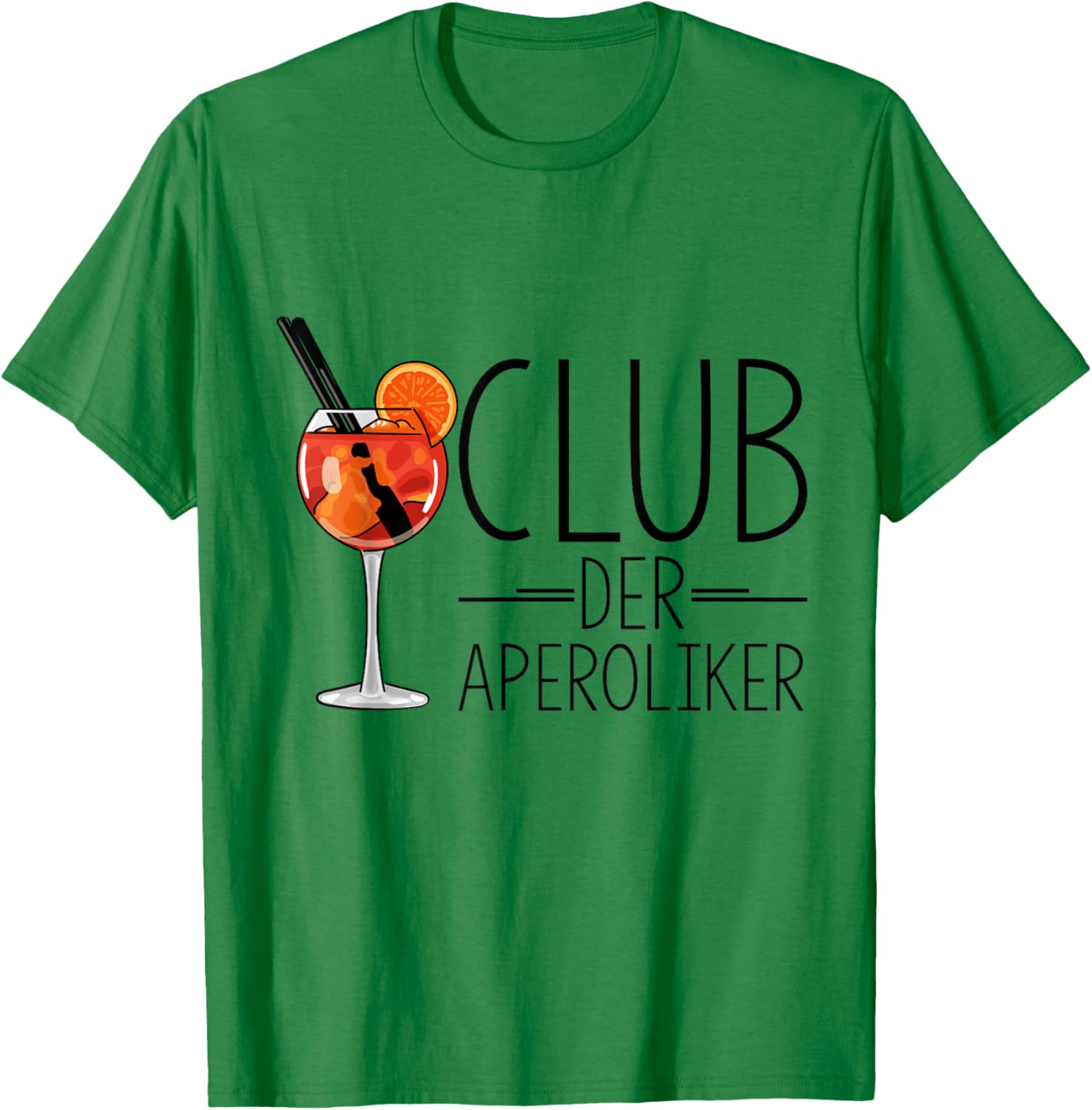 Club of the Aperolics Cocktail Lovers Aperitif Spritz , White T-Shirt - T-Shirt | Irish Green