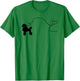 Sock Hop 50s Costume Poodle Shirt Cute Poodle 1950's Heart T-Shirt - T-Shirt | Irish Green
