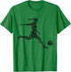Fußball Mädchen Fußballerin Damen Kinder T-Shirt - T-Shirt | Irish Green