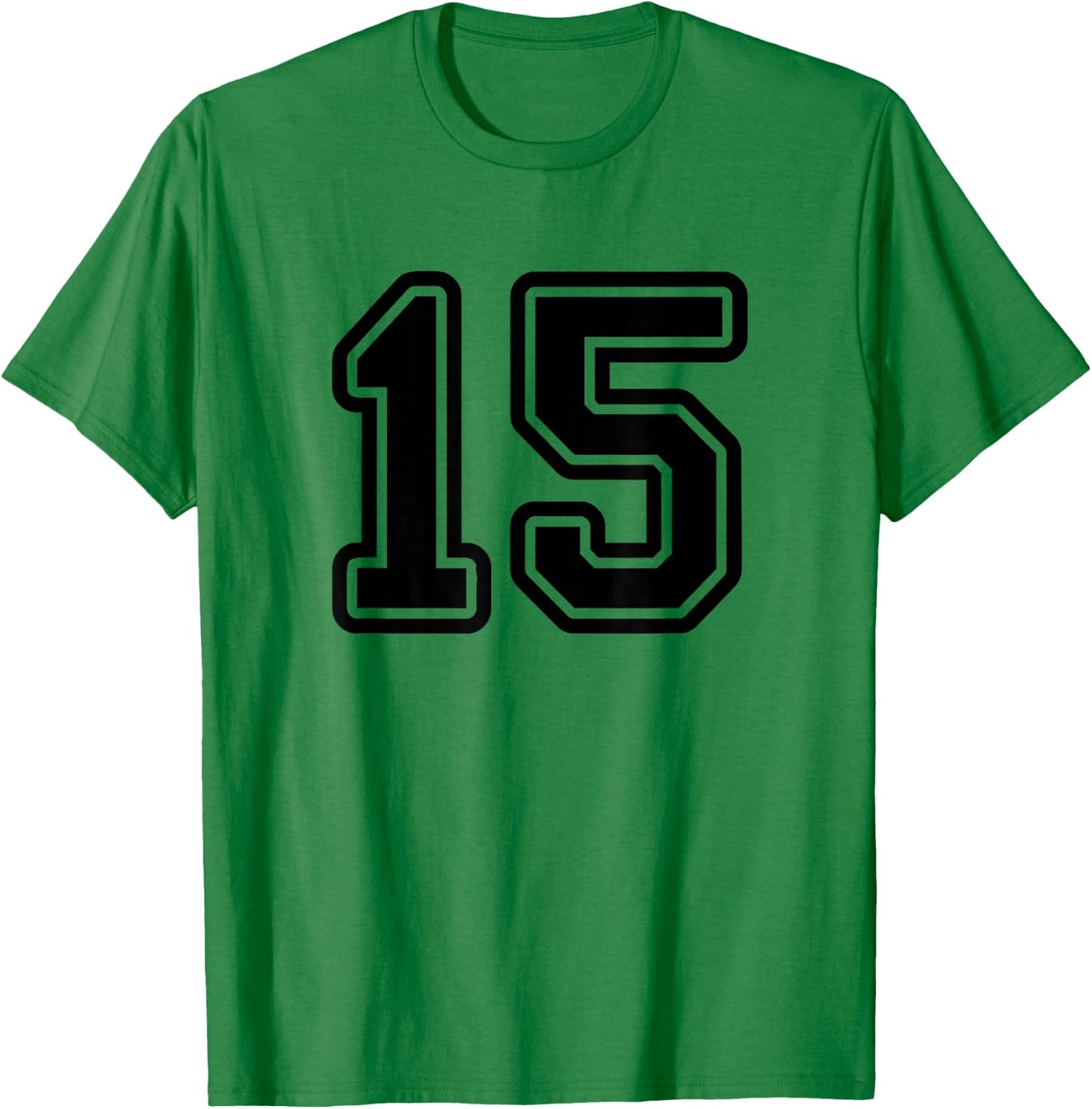 Sport Team Number #15 T-Shirt - T-Shirt | Irish Green