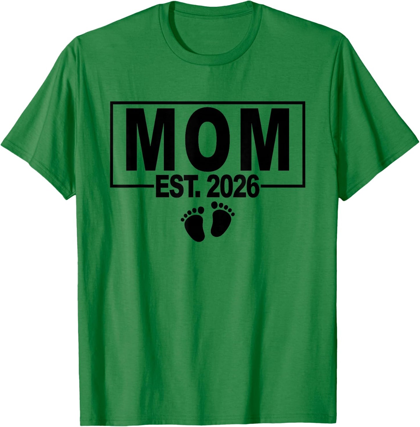 Gender Reveal 2026 MOM to Be - Girl - First Time MOM T-Shirt - T-Shirt | Irish Green