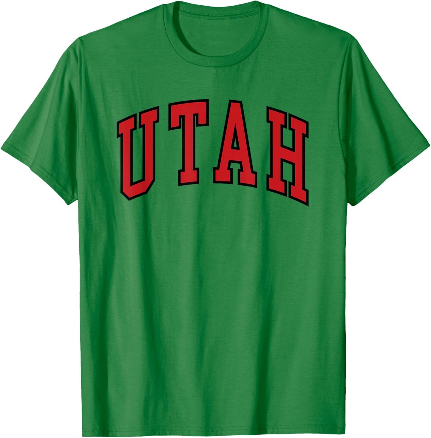 Vintage Utah Men Utah Women Retro UT Red Gray Black Gift T-Shirt - T-Shirt | Irish Green