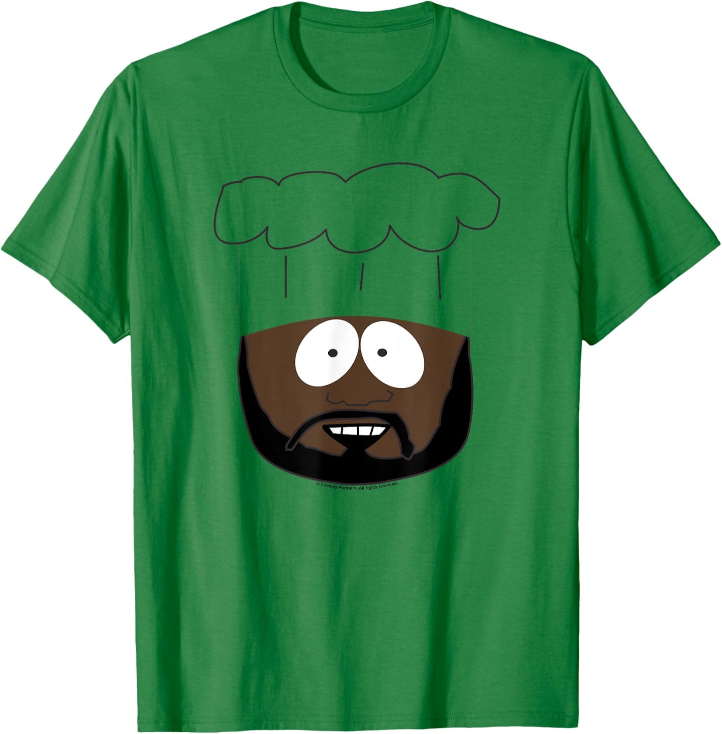 South Park Chef Smile Face Halloween T-Shirt - T-Shirt | Irish Green