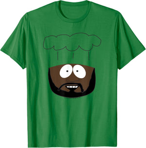 South Park Chef Smile Face Halloween T-Shirt - T-Shirt | Irish Green