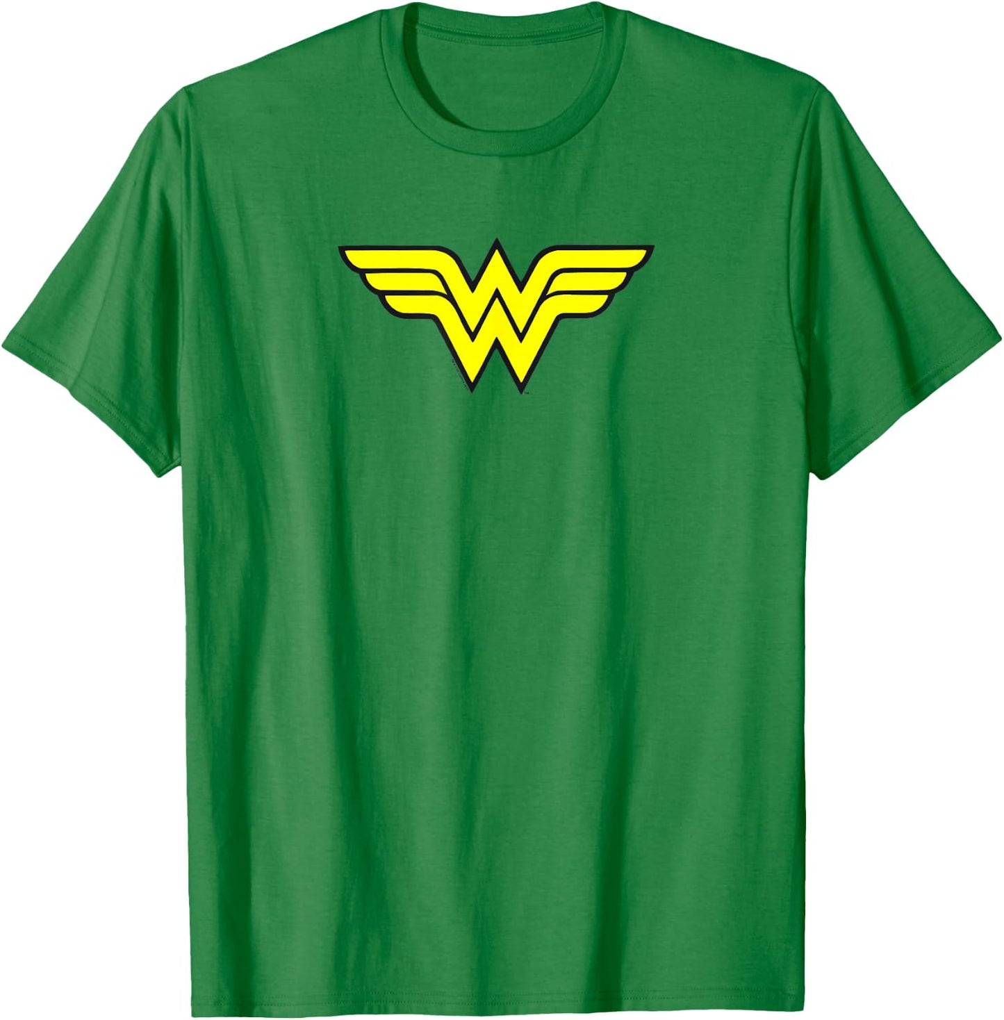 Wonder Woman Classic W Logo T-Shirt - T-Shirt | Irish Green