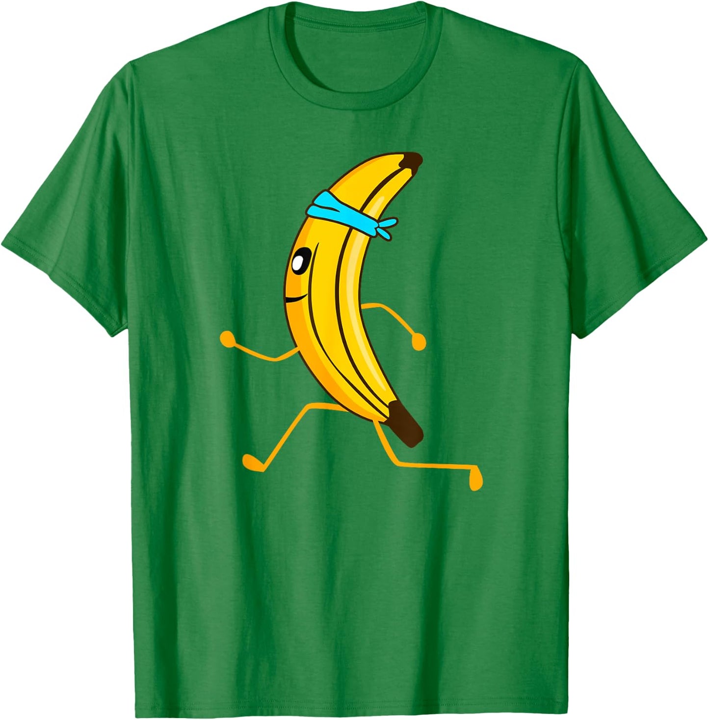Running Banana Funny Run jooging athletes T-Shirt - T-Shirt | Irish Green