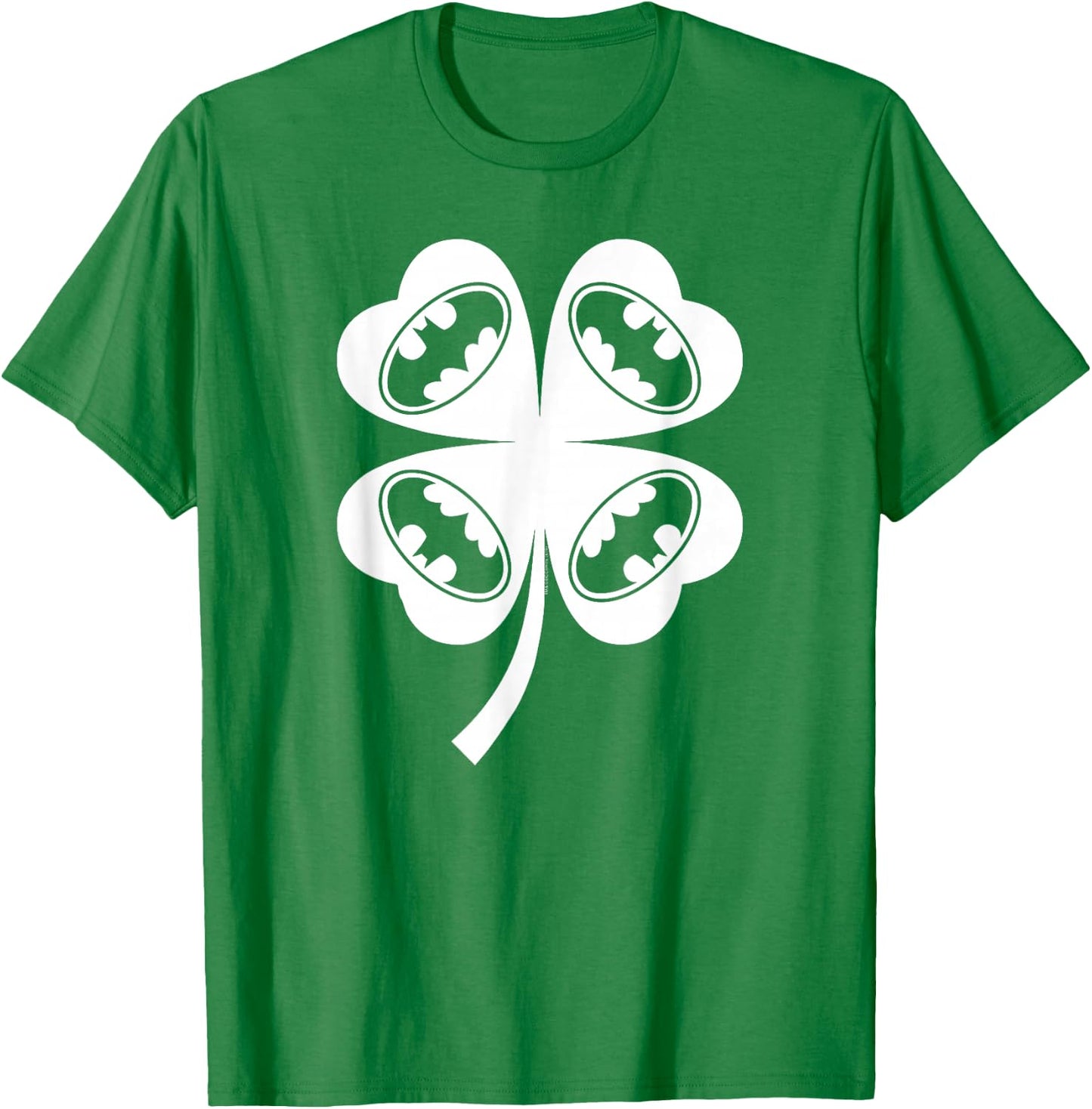 Batman Bat Clover St. Patrick's Day T-Shirt - T-Shirt | Irish Green