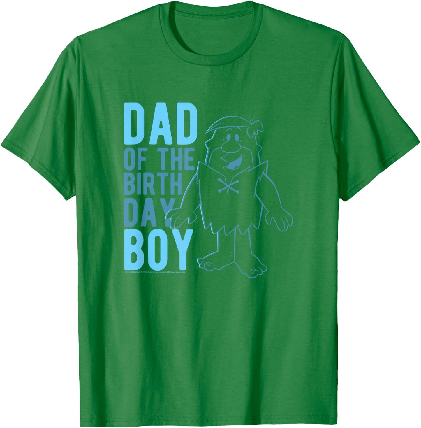 The Flintstones Barney Rubble Dad Of The Birthday Boy T-Shirt - T-Shirt | Irish Green