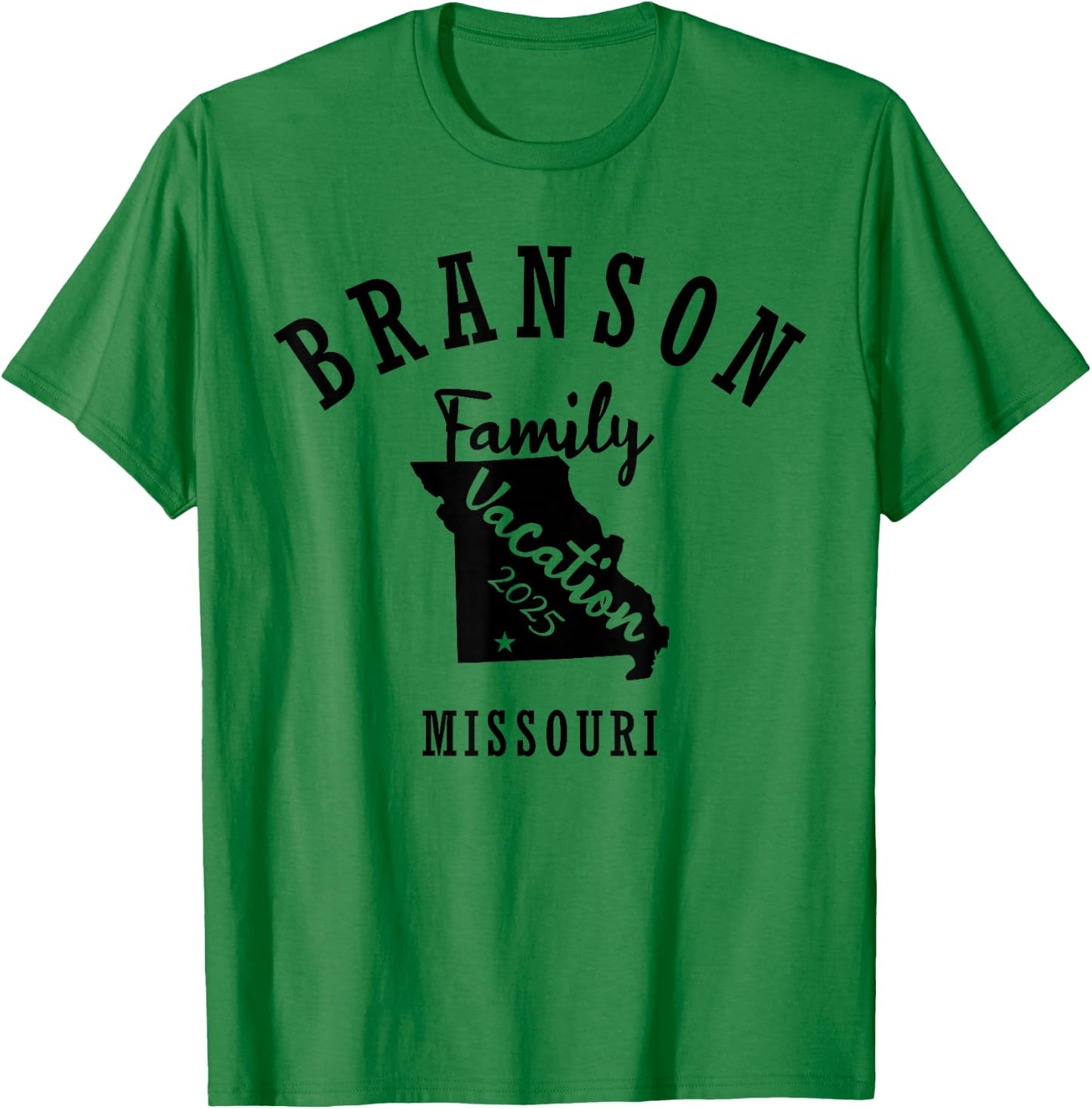 Branson Family Vacation 2025 Branson Family Vacay 25 2w T-Shirt - T-Shirt | Irish Green