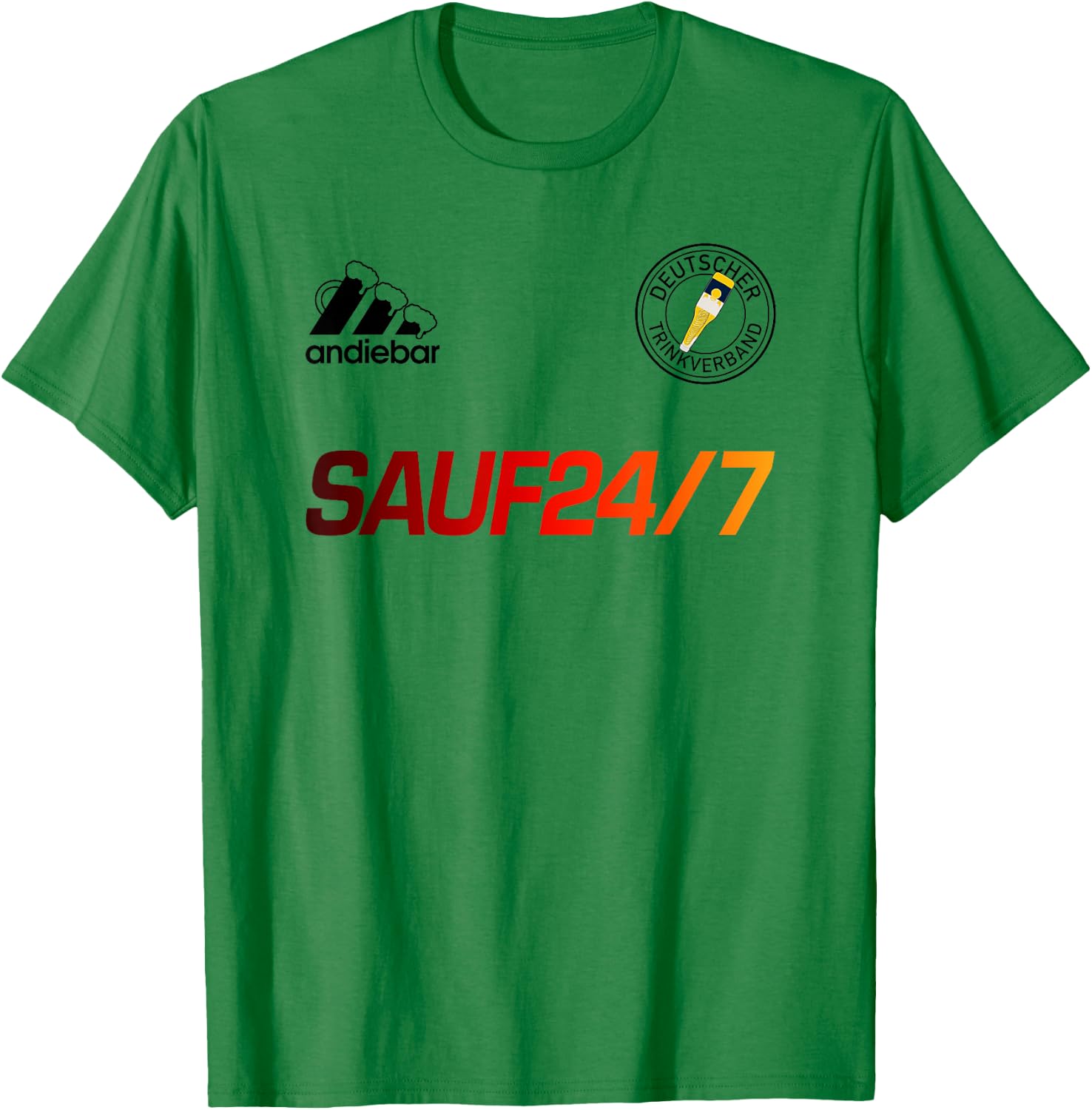 SAUF 24/7 – X Malle Jersey Germany Beer , White T-Shirt - T-Shirt | Irish Green