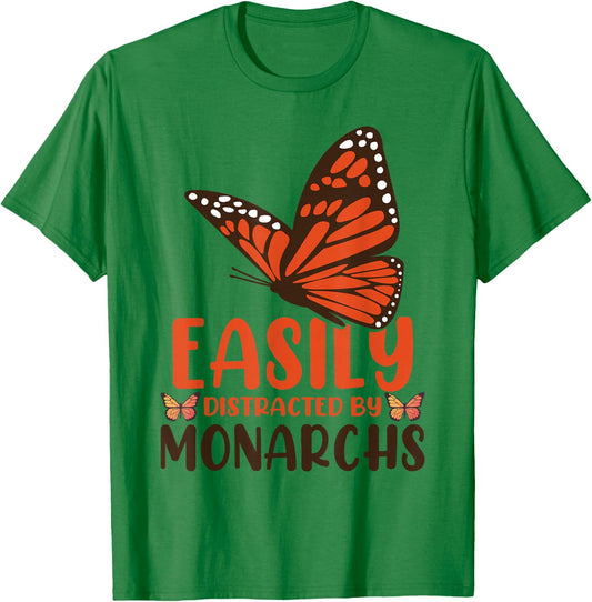 Monarch Butterfly T-Shirt - T-Shirt | Irish Green