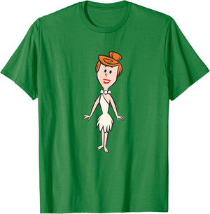 The Flintstones Wilma Flintstone Big Solo Shot T-Shirt - T-Shirt | Irish Green
