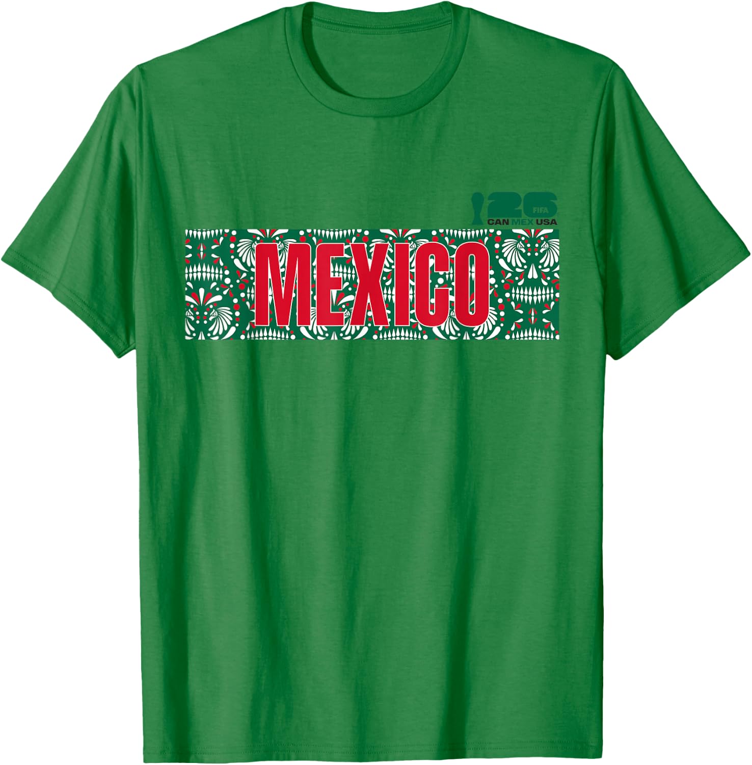 FIFA WORLD CUP26 Mexico Host Country Banner T-Shirt - T-Shirt | Irish Green
