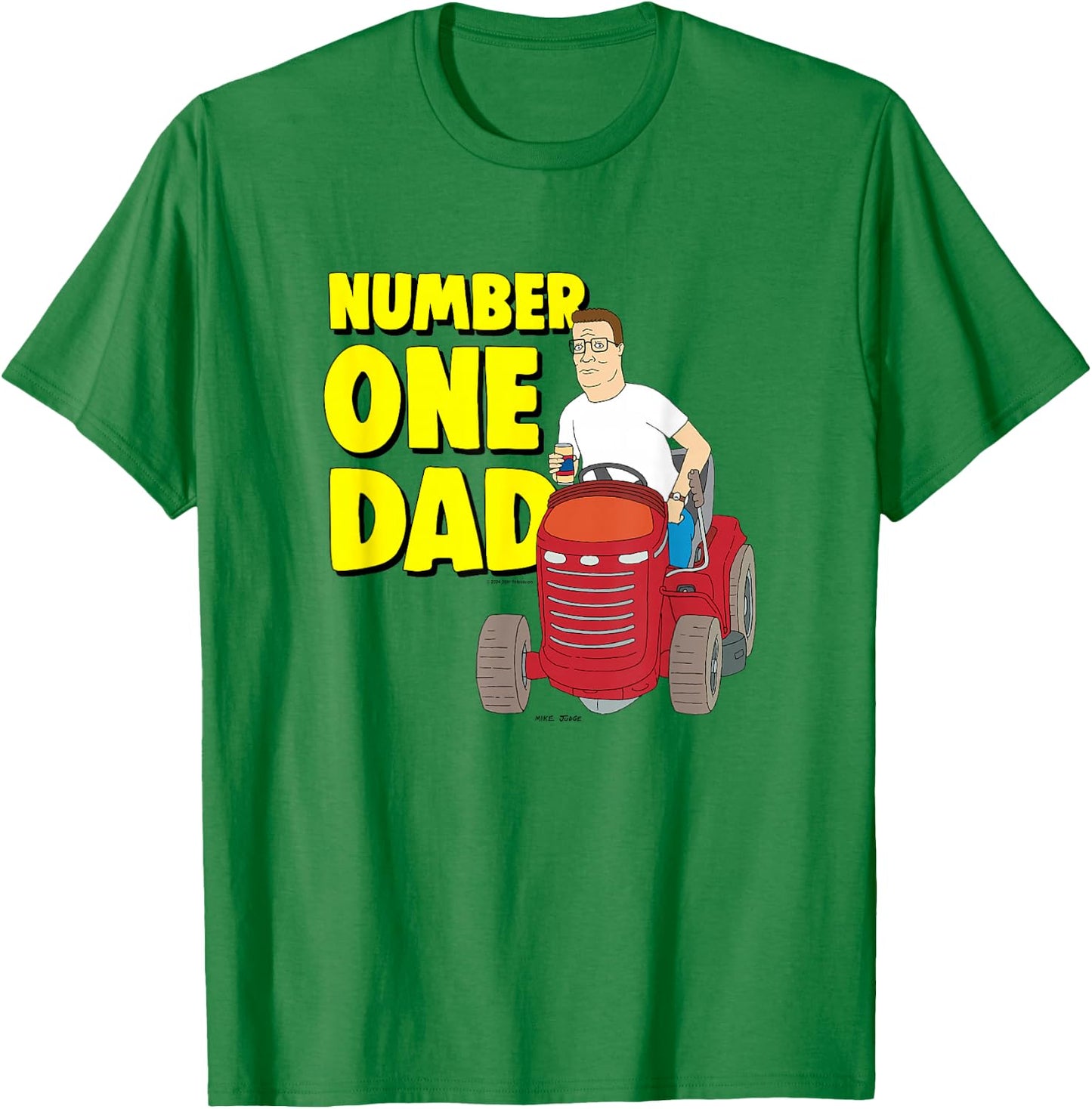 King Of The Hill Father's Day Hank Number One Dad T-Shirt - T-Shirt | Irish Green