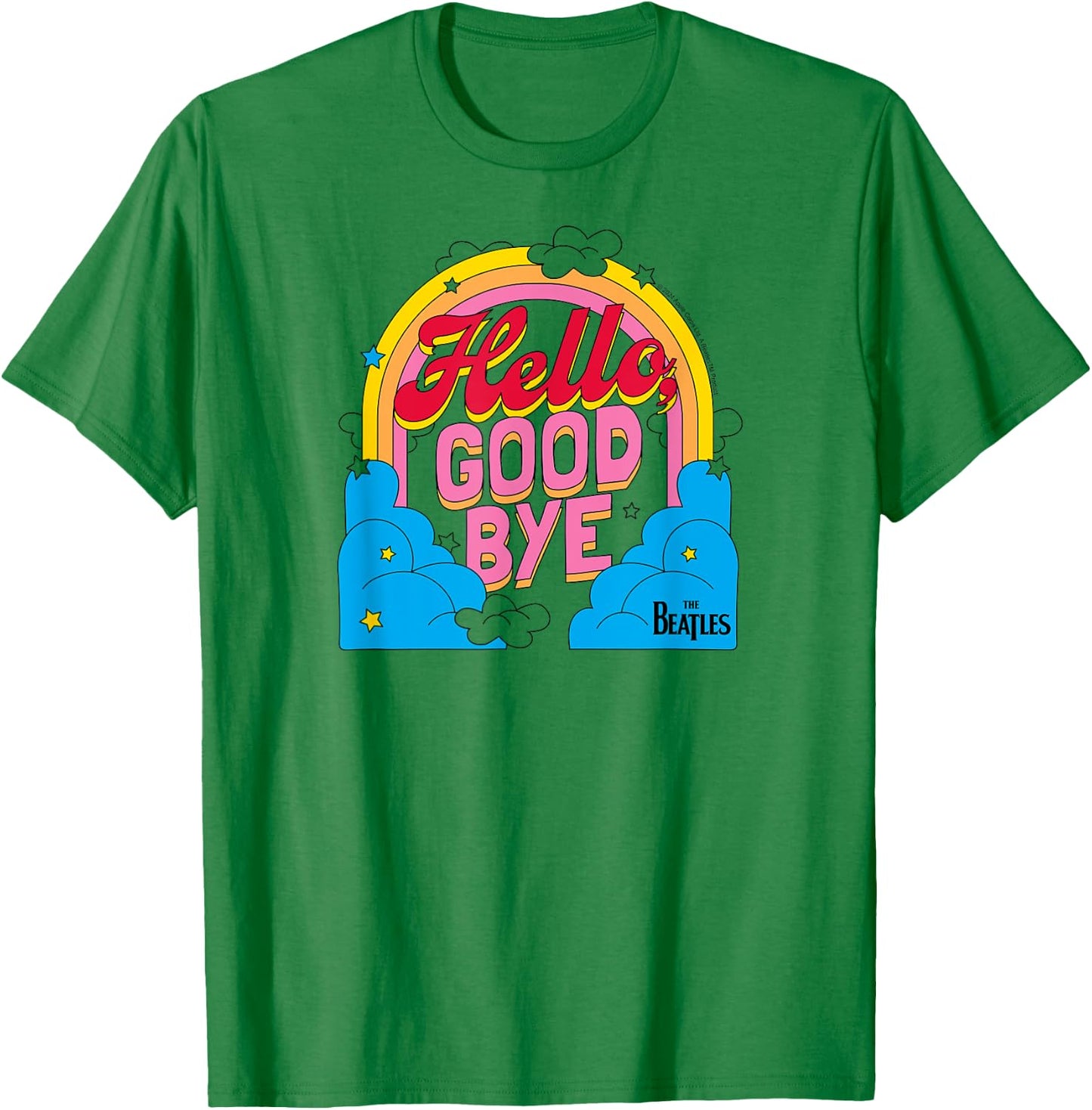 The Beatles - Hello Goodbye Rainbow T-Shirt - T-Shirt | Irish Green