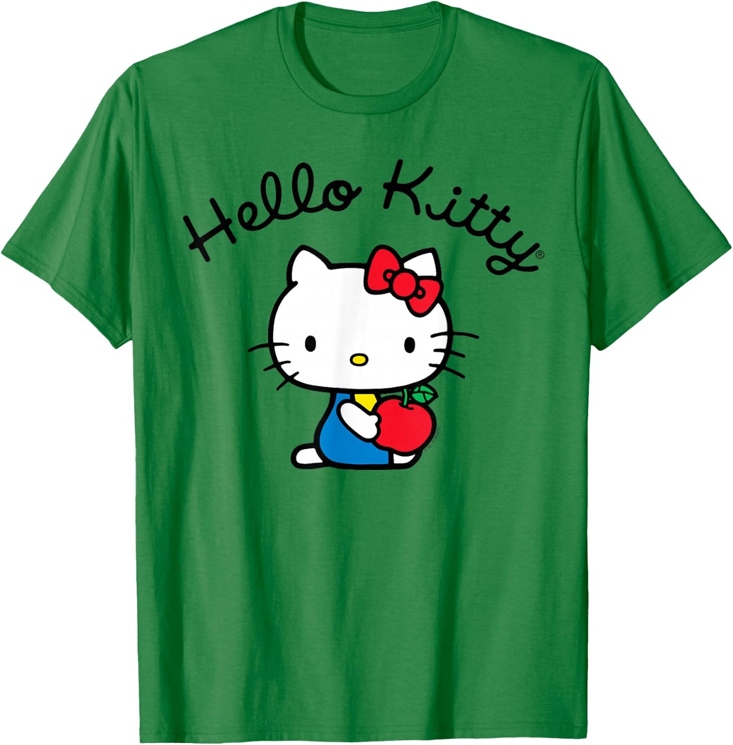 Hello Kitty Retro Logo Shirt T-Shirt - T-Shirt | Irish Green