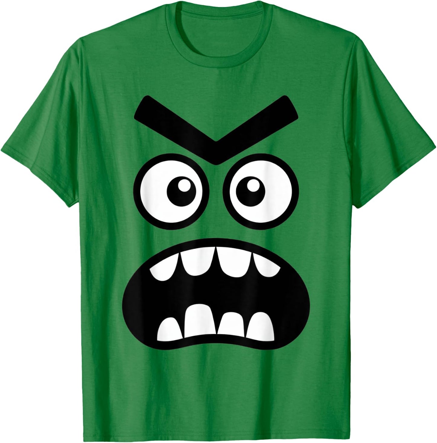 Creepy Carrots Face Halloween Funny Costume Kids Boys Women T-Shirt - T-Shirt | Irish Green