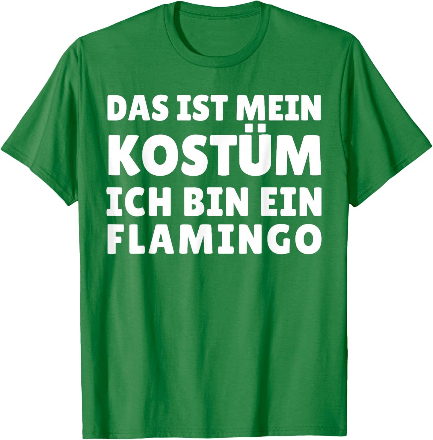 Funny Flamingo Costume Outfit Carnival Halloween T-Shirt - T-Shirt | Irish Green