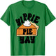 Yippee Yippie Pie Yay Retro Fall Thanksgiving Pumpkin Pie T-Shirt - T-Shirt | Irish Green