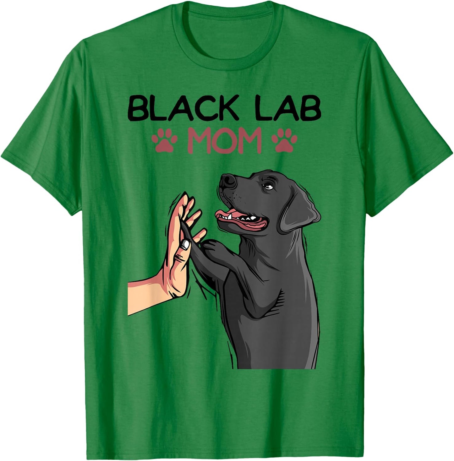 Schwarzer Labrador Retriever Black Lab Mom Labbi Hunde T-Shirt - T-Shirt | Irish Green