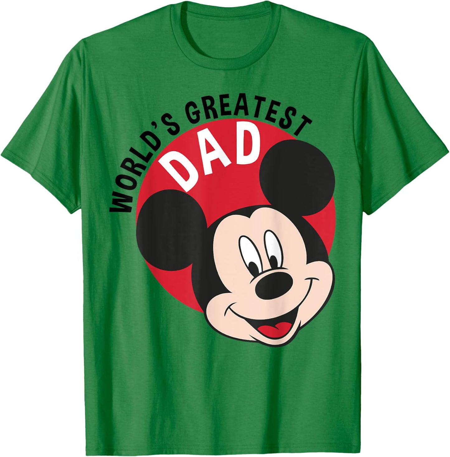 Disney Mickey Mouse: The World's Best Dad for Father's Day T-Shirt - T-Shirt | Irish Green