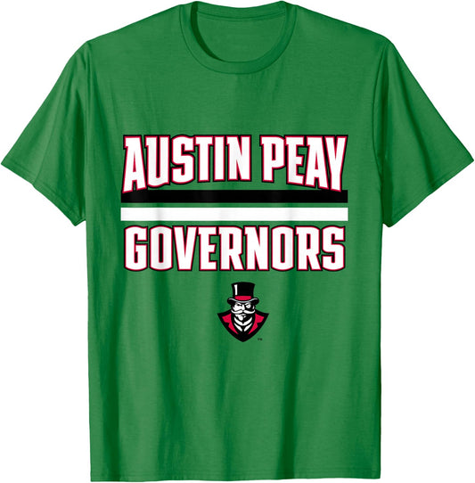 Austin Peay State Governors |NCAA University | VNPAUSPS301 T-Shirt - T-Shirt | Irish Green
