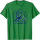 Silverback Gorilla Face Angry Growling Scary Jungle King T-Shirt - T-Shirt | Irish Green